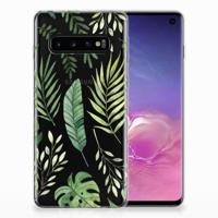 Samsung Galaxy S10 | TPU Case | Leaves - thumbnail
