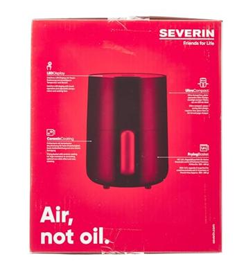 Severin FR2445 Airfryer Zwart - thumbnail