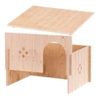 Ferplast knaaghuis sin 4647 hout - thumbnail