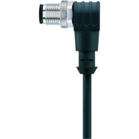 Escha 8043821 Sensor/actuator connector, geassembleerd M12 Aantal polen (sensoren): 4 Stekker, haaks 5.00 m 1 stuk(s) - thumbnail