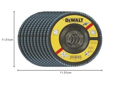 DeWalt Accessoires Lamellen schuurschijf, Ø115mm, K120 - DT3295-QZ - 10 stuks - DT3295-QZ