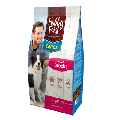 HobbyFirst Canex Adult Brocks hondenvoer 12 kg HobbyFirst Canex Adult Brocks hondenvoer 12 kg