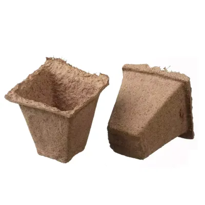 Nature Biologisch Afbreekbare potjes 6cm - 16 stuks
