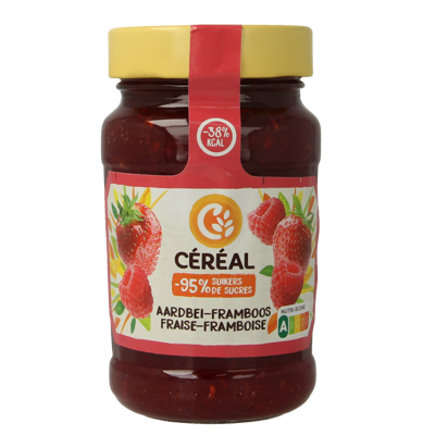 Cereal Confituur Aardbei & Framboos
