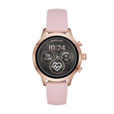 Horlogeband Michael Kors MKT5048 Silicoon Roze 18mm Horlogeband Michael Kors MKT5048 Silicoon Roze 18mm