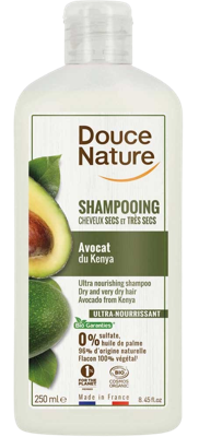 Douce Nature Shampoo verzorgend droog haar avocado bio 250 Milliliter
