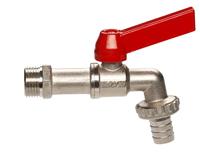 GARDENA 07332-20 Kogeltapkraan 1/2 (12.5 mm) Slangaansluiting 13 mm (1/2) Ø Zilver, Rood - thumbnail