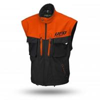 UFO PLAST "taiga" jas enduro jacket ufo black/orange gr. m - thumbnail