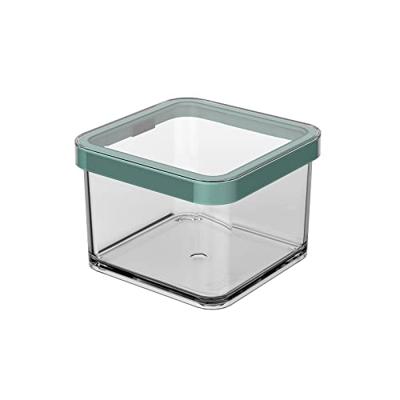 Rotho LOFT Bewaardoos 10x10x7.2 cm 0.5L Mistletoe Groen/Transparant