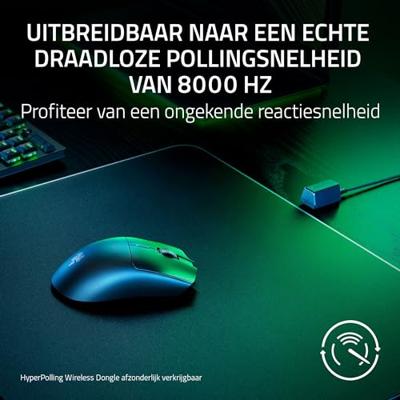 RAZER Viper V3 HyperSpeed Wireless Gaming-muis Radiografisch Optisch Zwart 6 Toetsen 30000 dpi