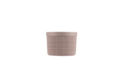 Curver Jute opbergmand rond 2 liter rose dawn