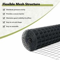 VidaXL Euro hek grijs 1 x 10 m pvc-gecoat ijzer - thumbnail