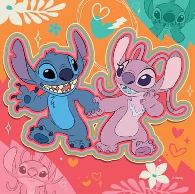 Ravensburger puzzel Disney Stitch - 3 x 49 stukjes - thumbnail