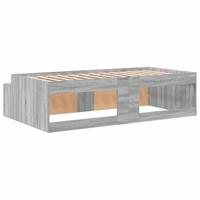Opbergbedframe met opslag Grijs sonoma 90 x 200 cm Bewerkt hout - thumbnail