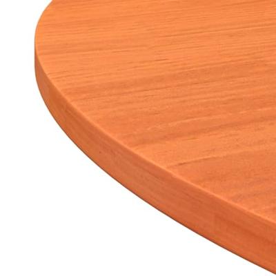 Tafelblad rond Ø90x2,5 cm massief grenenhout wasbruin