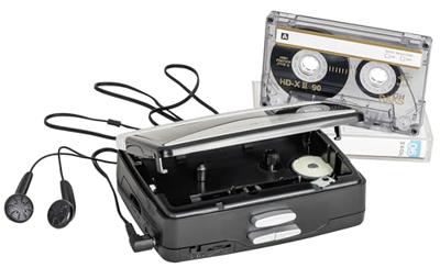 Reflexion WMR01BK Draagbare cassettespeler Zwart-zilver