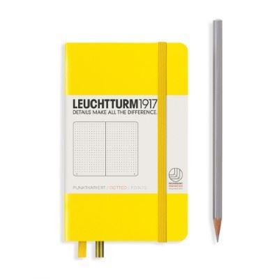 Leuchtturm Lemon, Pocket (A6), 187 p., dotted