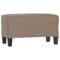 Bankje 70x35x41 cm microvezelstof taupe - thumbnail