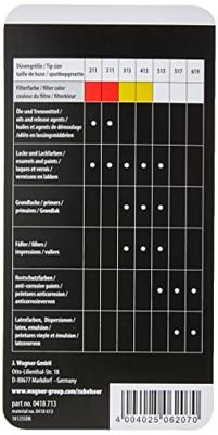 Wagner Filter Geschikt voor merk Wagner Control 150 M, 250 R, Control Pro 250 M, 350 M, 350 R