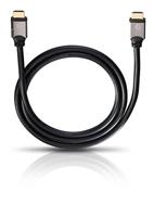 Oehlbach 92458 HDMI-kabel HDMI Aansluitkabel HDMI-A-stekker, HDMI-A-stekker 10.00 m Zwart 4K UHD, Audio Return Channel (ARC), Vergulde steekcontacten - thumbnail
