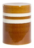 Light & Living Bijzettafel 'Mooca' Keramiek, 33cm, kleur Cognac - thumbnail