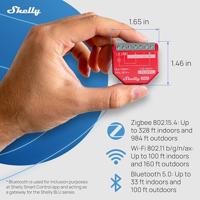 Slim Stopcontact Shelly SHELLY 1PM GEN4 4-PACK Wi-Fi 230 V 16 A (4 Stuks) - thumbnail