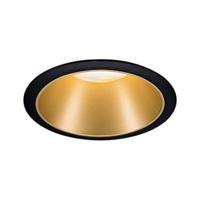 Paulmann 93403 Cole Coin Inbouwlamp LED LED 6 W Zwart, Goud - thumbnail
