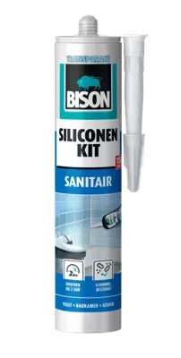 Bison siliconenkit sanitair transparant Bison siliconenkit sanitair transparant