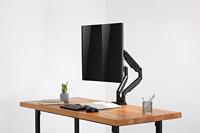 Digitus DA-90395 Tafelbeugel voor monitor Aantal monteerbare displays: 2 Display(s) 38,1 cm (15) - 81,3 cm (32) Zwart Draaibaar, In hoogte verstelbaar, - thumbnail