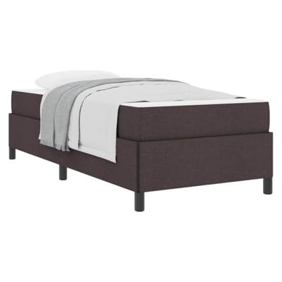 Boxspring bed Bruin 100 x 200 cm Stof, Engineered Hout
