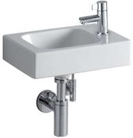 Geberit Icon fontein 38x28x13.5cm 1 wasbak 1 kraangat Rechts zonder overloopgat Keramiek Wit glans 124736000 - thumbnail