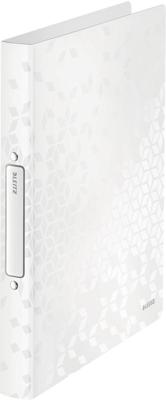 Ringband leitz wow a4 2-rings o-mech 25mm pp wit