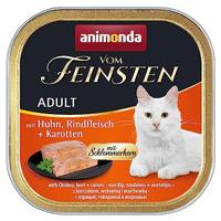 ANIMONDA Vom Feinsten Adult Chicken, beef and carrots - nat kattenvoer - 100g - thumbnail
