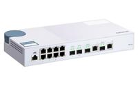 QNAP QSW-M408-2C QSW-M408-2C, 8 port 1Gbps, 2 port 10G SFP+/ NBASE-T Combo, 2 port 10G SFP+, web management switch - thumbnail