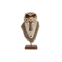 Decoratieve figuren DKD Home Decor Natuurlijk Masker Vezel (30 x 10,5 x 53 cm) - thumbnail