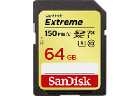 Sandisk SDXC geheugenkaart - 64GB - Extreme - U3 - thumbnail
