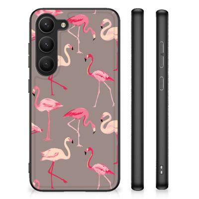 Samsung Galaxy S23 Dierenprint Telefoonhoesje Flamingo