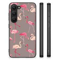 Samsung Galaxy S23 Dierenprint Telefoonhoesje Flamingo - thumbnail