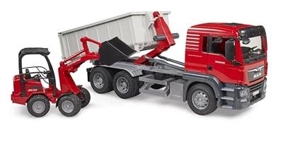 Bruder MAN TGS vrachtwagen container/compact lader