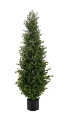 Emerald kunstplant cedar 120cm groen