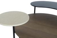 Hoofdtafel DKD Home Decor 118 x 90 x 61 cm Metaal Aluminium Hout MDF - thumbnail