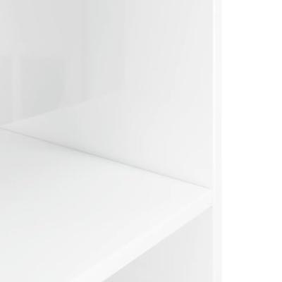 Aquariumstandaard 120x40x60 cm bewerkt hout hoogglans wit - thumbnail