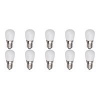 LED Lampen Set 10 stuks - E14 Fitting - 1.5W - 6500K Koud Wit - Mat Wit Glas - thumbnail