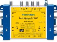 TechniSat Technisystem 5/8 G2, DC-NT Satelliet multiswitch Ingangen (satelliet): 5 (4 satelliet / 1 terrestrisch) Aantal gebruikers: 8 - thumbnail