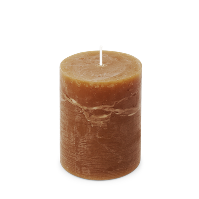 Kaars rustiek 80/110 mm cognac Spaas - Spaas