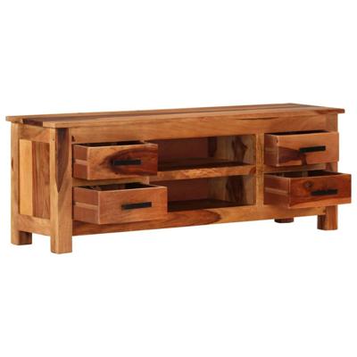 Tv-meubel 110x30x40 cm massief hout