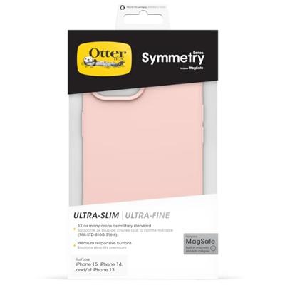 Otterbox Symmetry Magsafe Backcover Apple iPhone 17e, iPhone 16e, iPhone 15, iPhone 14, iPhone 13 Pink MagSafe compatible