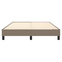 Boxspringframe stof taupe 140x200 cm - thumbnail