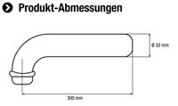 Cornat Gebogen Buis 300Mm Siphon 1 1/4 Ch - TEC318205 - thumbnail