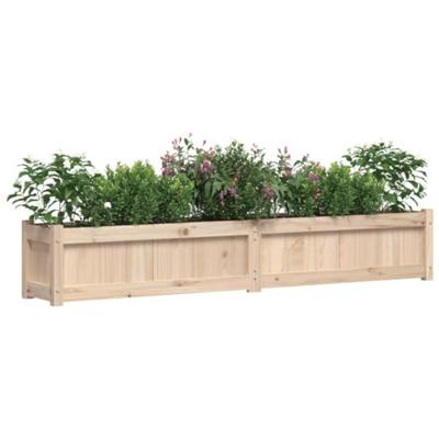VidaXL Plantenbak 180x31x31 cm massief grenenhout